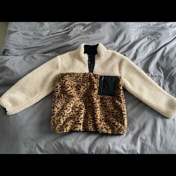 Rails Jackets & Blazers - Rails leopard pullover